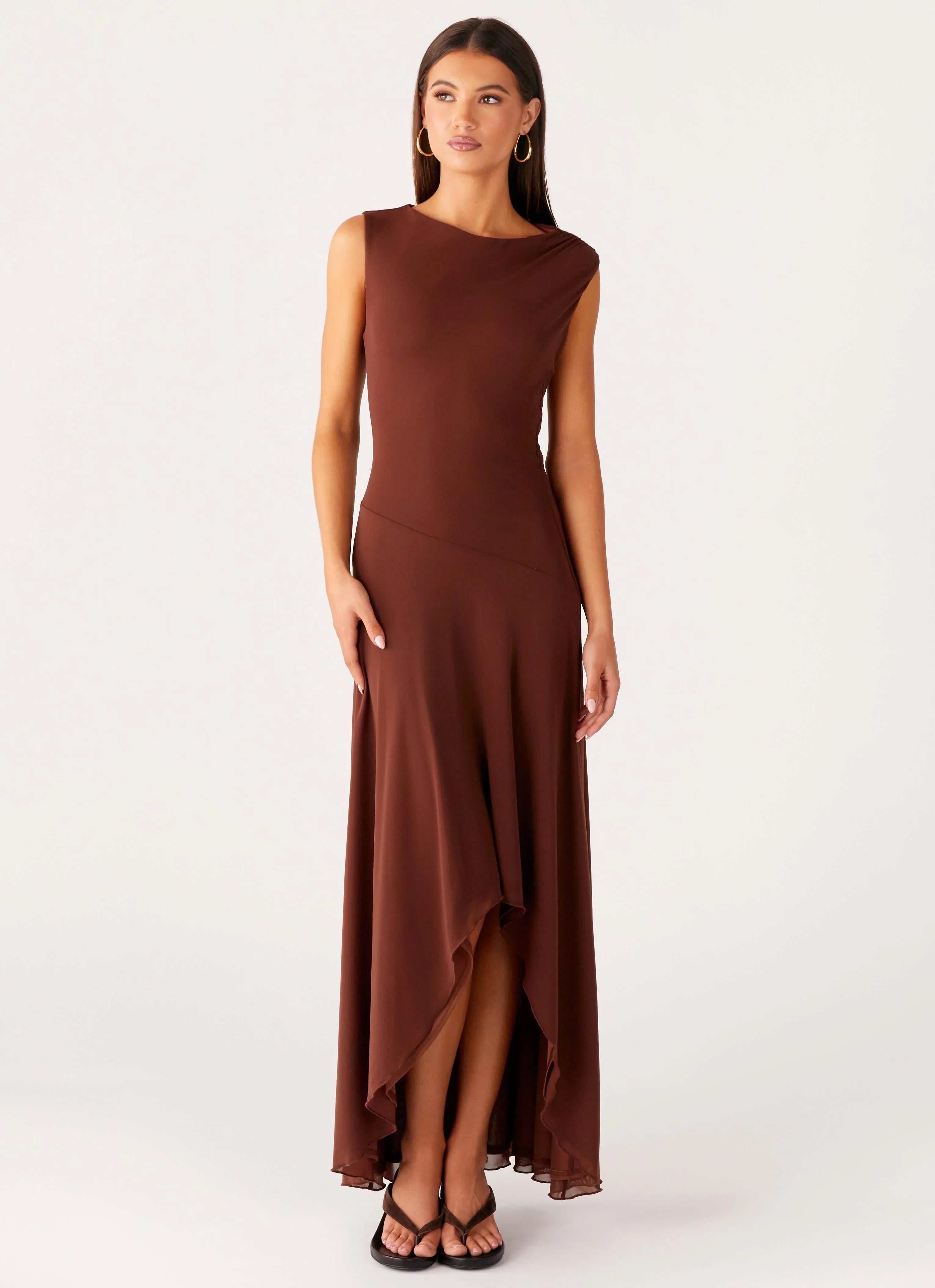 Danika Maxi Dress - Chocolate